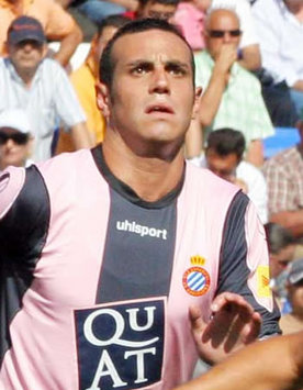 Moisés Hurtado, centrocampista del Espanyol