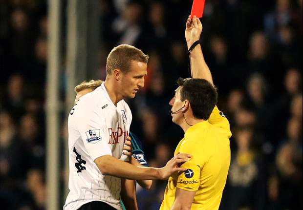 Jol bemoans Hangeland red card following Fulham loss