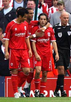 Barclays Premier League: Julio Arca , Middlesbrough - Sunderland (PA)