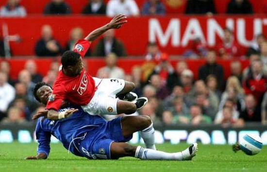 Barclays Premier League: Mikel John Obi - Patrice Evra, Manchester United - Chelsea (PA)