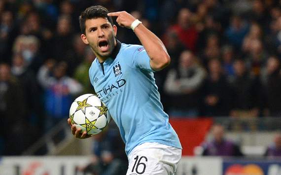 UEFA Champions League, Manchester City v Real Madrid, Sergio Aguero