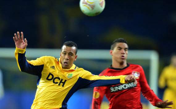 Metalis Charkow - Bayer Leverkusen, EL, Fininho, Carlinhos