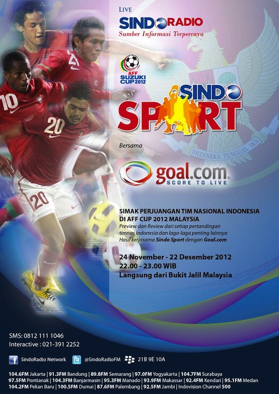 Sindo Radio 104.6 FM Jakarta GOAL.com Indonesia