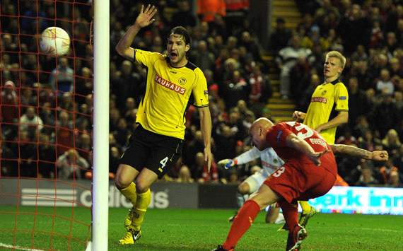 UEFA Europa League, Liverpool FC v BSC Young Boys, Jonjo Shelvey