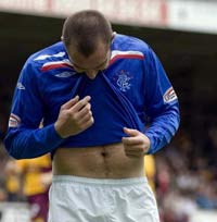 Clydesdale Bank Scottish Premier League: Kris Boyd, Motherwell - Rangers (PA)