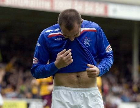 Clydesdale Bank Scottish Premier League: Kris Boyd, Motherwell - Rangers (PA)