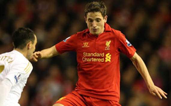 Joe Allen,Liverpool v Swansea City