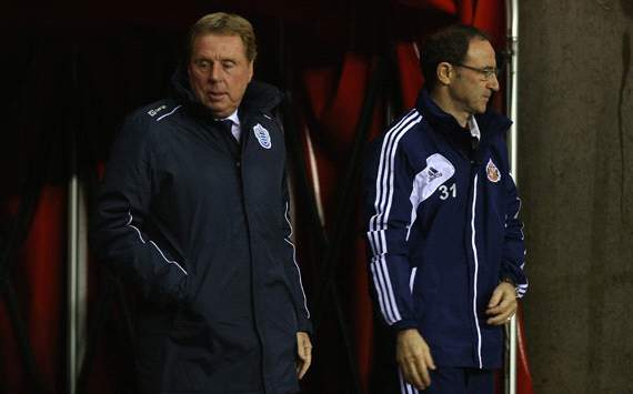Harry Redknapp - Martin O'Neil , Sunderland v QPR