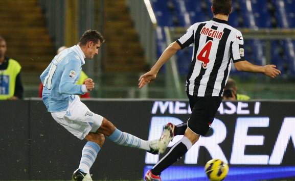 Klose in goal in Lazio-Udinese (Serie A)