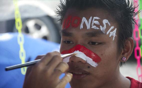 AFF Suzuki Cup 2012 Matchday 2 - Indonesia Fans