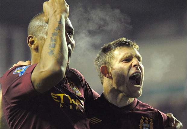 Manchester City were 'lucky', says Mancini after Wigan win