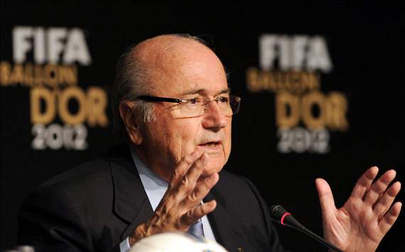 Joseph Blatter - FIFA Ballon D'or 2012 announcement