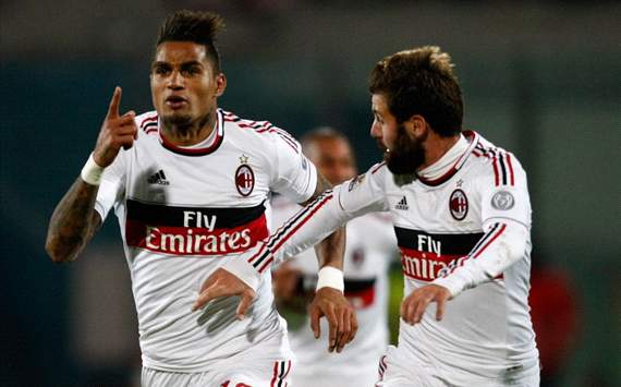 Kevin Prince Boateng (M), Antonio Nocerino (M) - Catania-Milan - Serie A