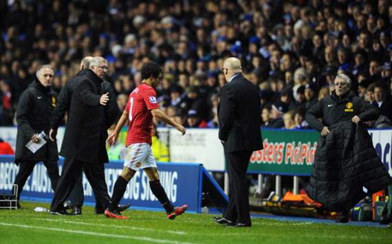 Reading v Manchester United - Premier League Ferguson and Rafael