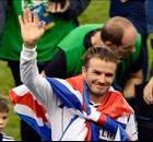 CREDITOR: Beckham always managed to leave on top