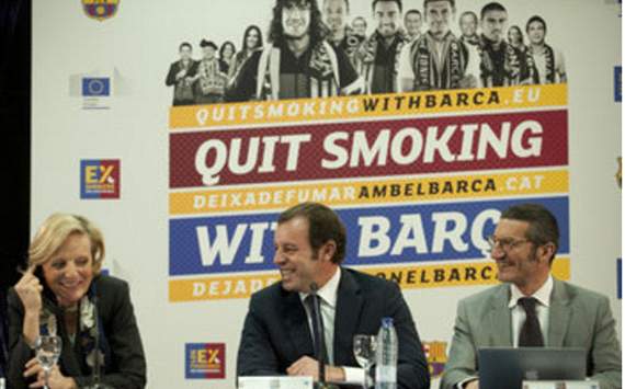 FC Barcelona and Quit Smoking Campaign- Sandro rossel