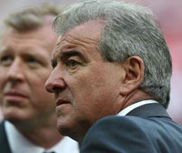 Steve McClaren and Terry Venables - England (PA)
