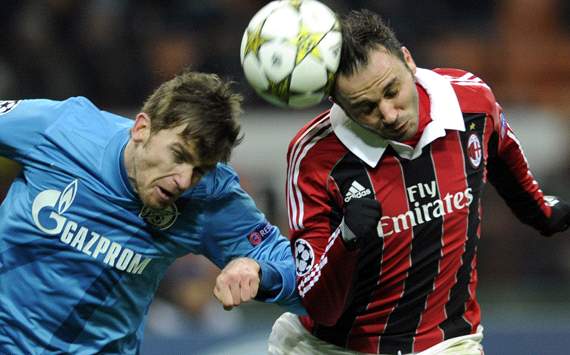 Giampaolo Pazzini - Milan-Zenit - Champions League