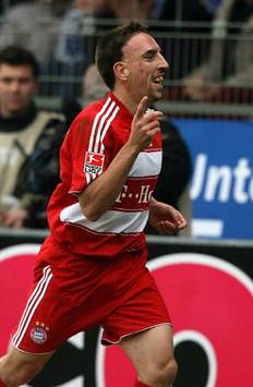 Bundesliga: Ribery, Bayern München (firo)