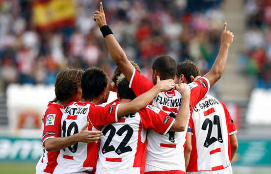 El Almería celebra en la Liga (MarcaMedia)