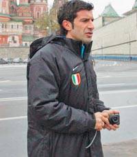 Champions League: Luis Figo in Moscow - Inter