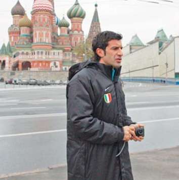 Champions League: Luis Figo in Moscow - Inter