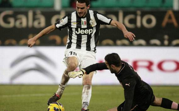 Leonardo Bonucci vs Samir Ujikani - Palermo-Juventus - Serie A