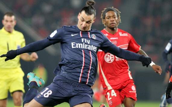 Ligue 1 : Gaetan Bong vs Zlatan Ibrahimovic (Valenciennes vs Paris SG)