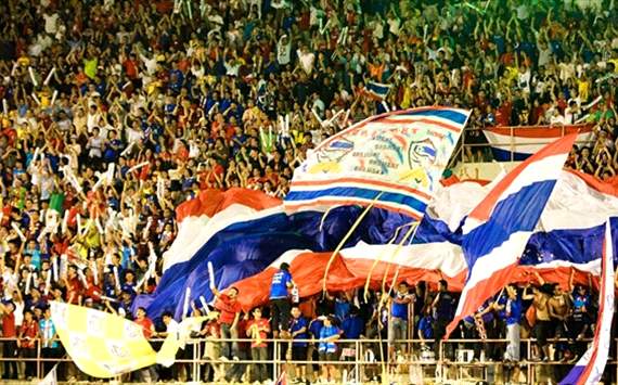 AFFSC Thailand Supporters Thailand - Malaysia semifinal