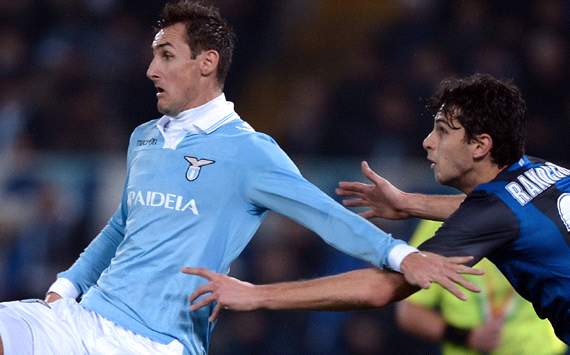 Klose & Ranocchia - Lazio-Inter - Serie A