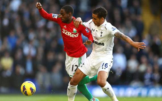 EPL: Nathan Dyer- Kyle Naughton, Tottenham Hotspur v Swansea City