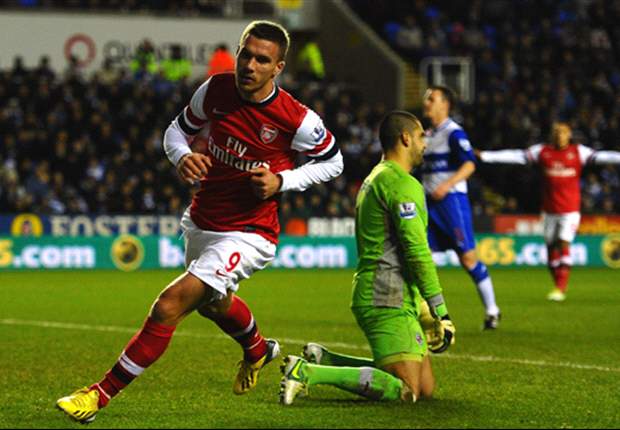 Podolski pleased with life at Arsenal so far