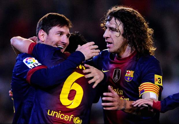 Is Puyol, Xavi & Messi football's greatest spine?