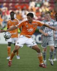 MLS: Brian Ching, Dax McCarty, FC Dallas - Houston Dynamo, MLS Playoffs, Oct 27, 2007 (ISI)