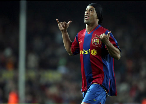 Ronaldinho - Barcelona-Betis (Marca)