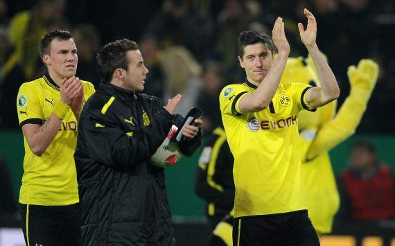 Germany: Borussia Dortmund, Kevin Grosskreutz, Mario Gotze, Robert Lewandowski