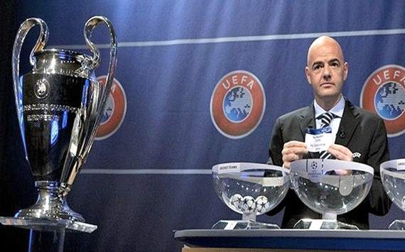 UCL Round of 16 draw