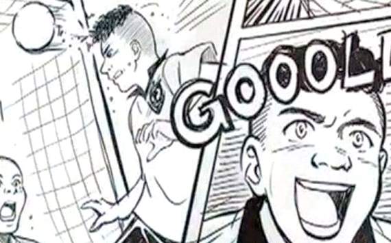 Gol de Guerrero vira ilustração por artista brasileira