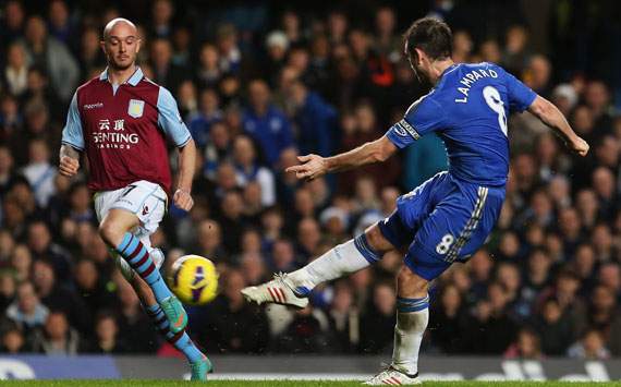 EPL - Chelsea vs Aston Villa, Frank Lampard 