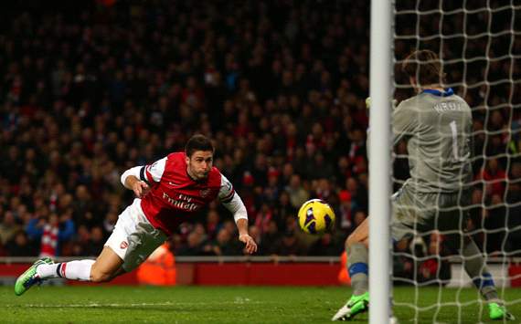 EPL, Arsenal v Newcastle United, Olivier Giroud