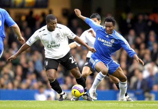 EPL: Mikel John Obi - Ayegbeni Yakubu, Chelsea - Everton (PA)