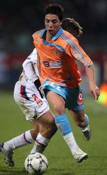 Samir Nasri (Marseille) vs Juninho (Lyon)