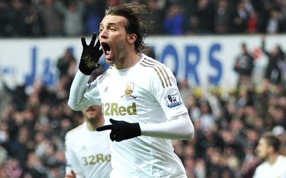 FA Cup: Michu, Swansea City v Arsenal