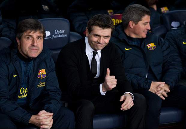 Roura: Vilanova will not be on Barcelona bench for Cordoba