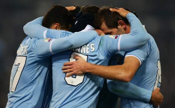 Lazio celebrating (Coppa Italia, Getty Images)