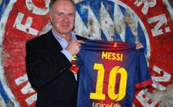 ESP - Messi rend hommage à Müller