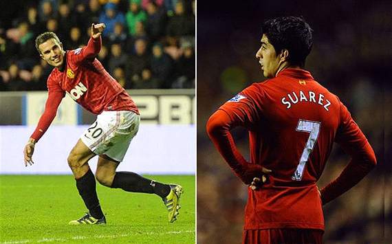 Robin van Persie and Luis Suarez, wondrous wingers turned winging wonders