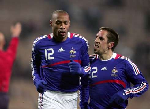 Thierry Henry & Franck Ribery (France vs Ukraine, Euro 2008)
