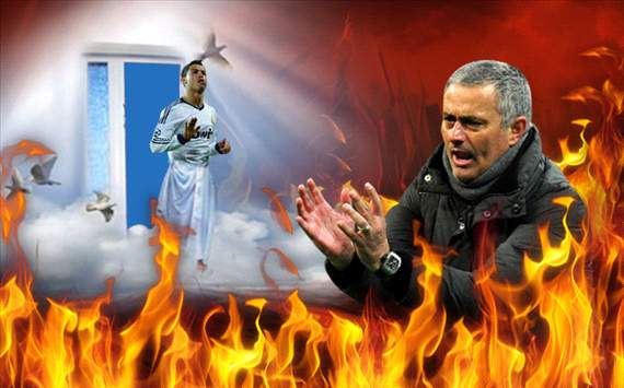 José Mourinho se quema sin su ángel Cristiano Ronaldo