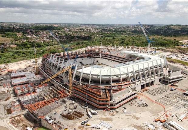 Arena Pernambuco atinge 90% de conclusão